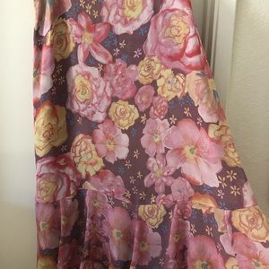 Cabi floral print skirt, reversible